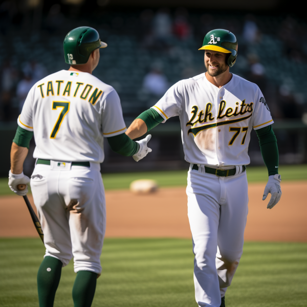 Legends watch Oakland A’s beat SF Giants behind Allen’s two home runs