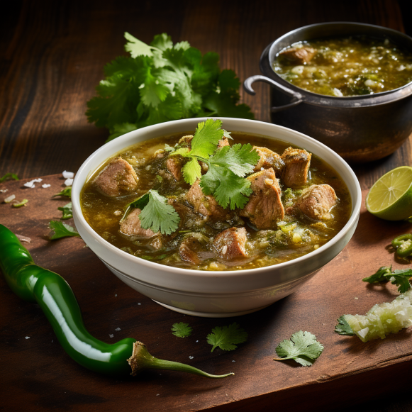 Gretchen’s table: Green chili with salsa verde chases away that fall chill