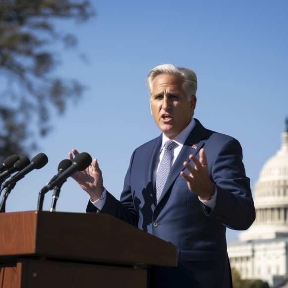 Ousted McCarthy positions himself as leader of riven GOP
