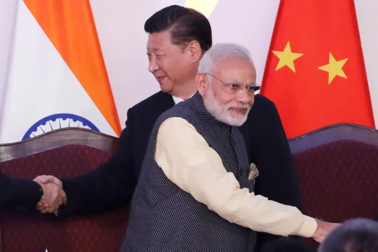 Modi went straight from reelection to needling China