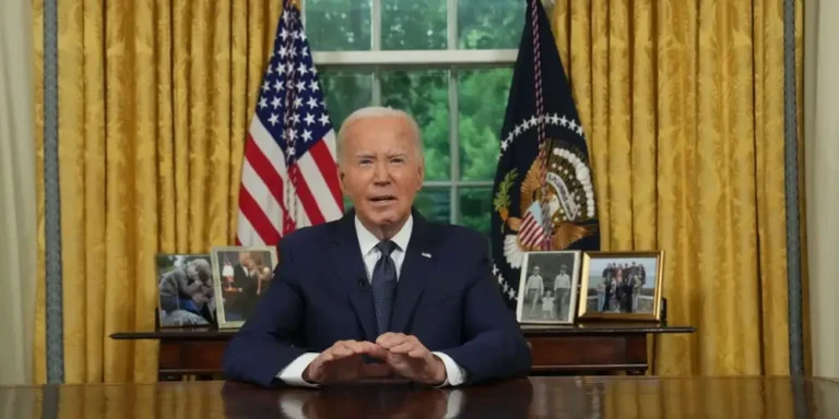 Biden in Oval Office address calls for calm, says political change happens ‘at the ballot box, not with bullets’