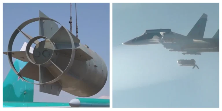 Russia bragged that it dropped a 3-ton bomb on Ukraine. A video shows its huge size.