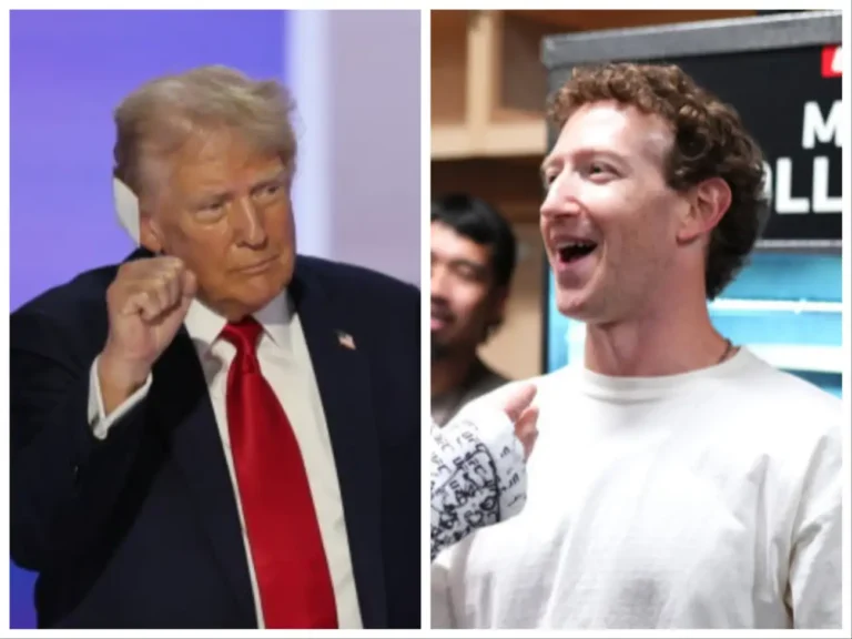 Mark Zuckerberg calls Donald Trump a ‘badass’ after the former president threatened him with prison