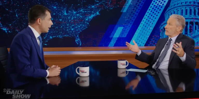 Jon Stewart praises Pete Buttigieg after his ‘perfect’ take on JD Vance