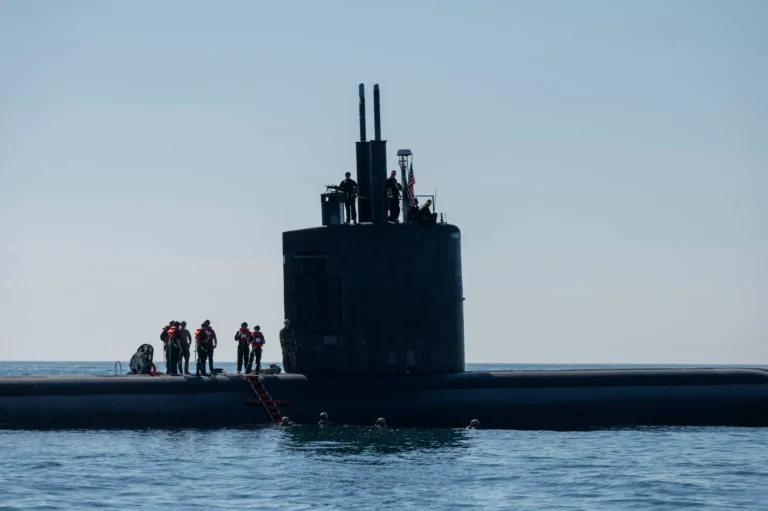 Navy SEALs dropped in on a nuclear-powered submarine in the Pacific, drilling for a higher-end fight