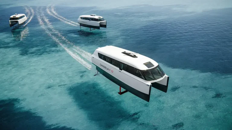 Saudi Arabia’s Neom is getting electric shuttle ships that appear to hover over water to transport passengers in its waterways