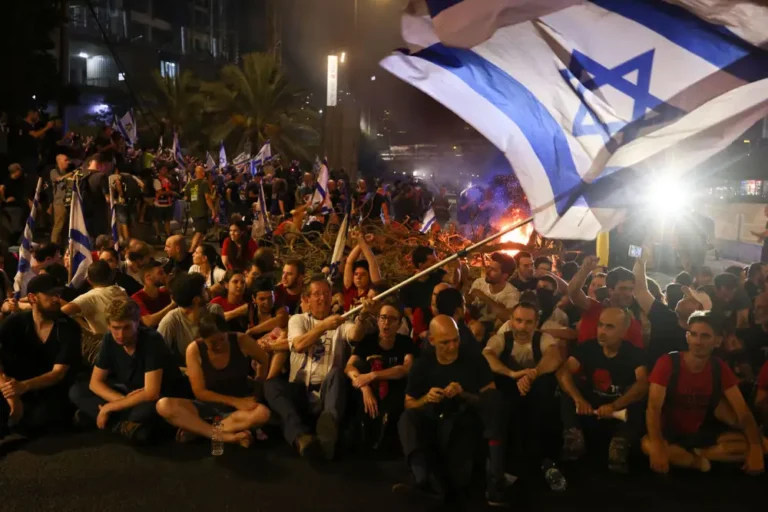 Israelis are fed up. After a night of protests, the country is going on strike, demanding a Gaza deal.