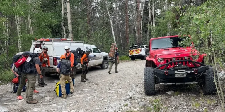 A man was left stranded on a mountain by his colleagues in a work retreat gone wrong