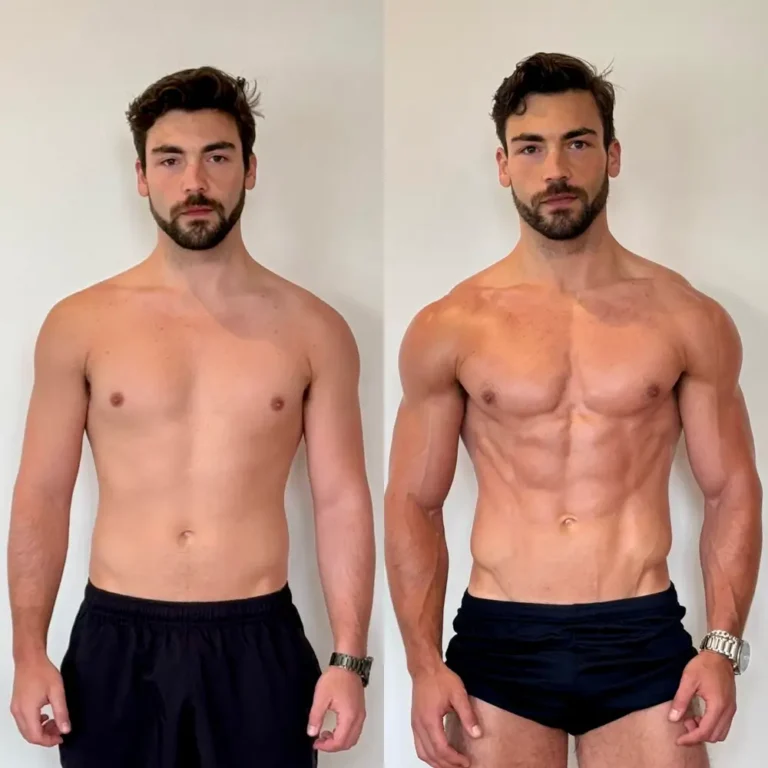 A 30-year-old man built muscle and burned fat in 4 months with a time-saving workout technique