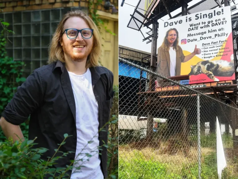 A man was so tired of dating apps that he put up a billboard with his information. He’s gotten messages from all over the world.