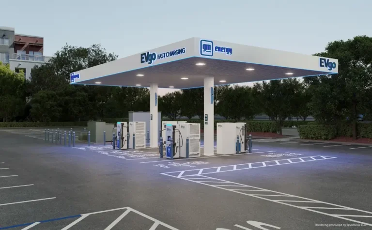 GM’s new EV charging hubs look exactly like gas stations