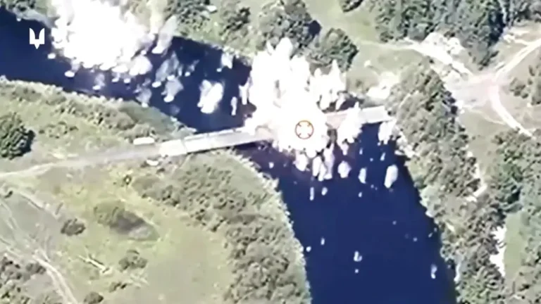 Newly released satellite images show the bridges Ukrainian strikes destroyed inside Russia