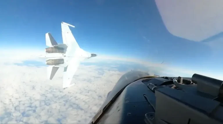 What made this Russian fighter jet’s shockingly aggressive maneuvers near a US F-16 so dangerous