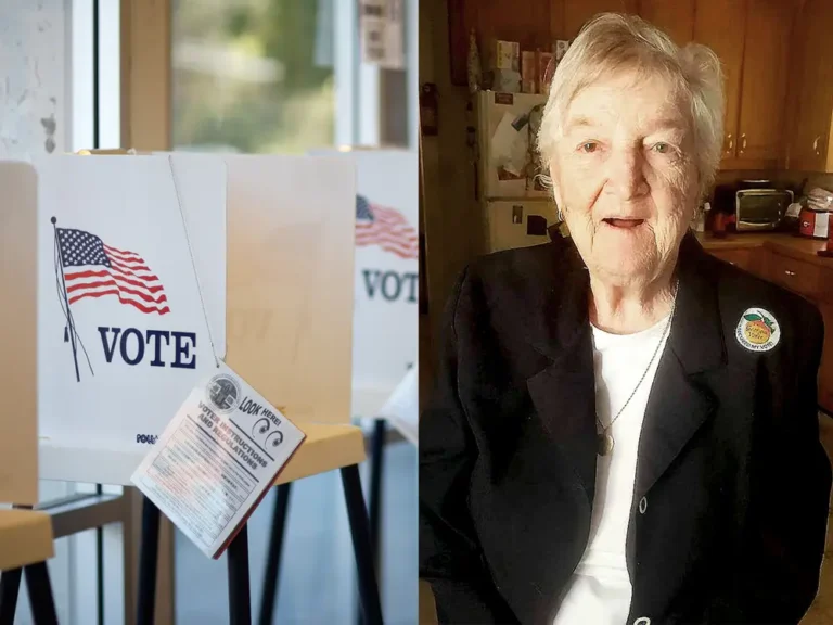 I voted for the first time at 81. I waited until my husband died, and it was more emotional than I expected.