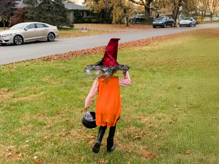 My daughter started trick-or-treating without adults when she was 6. We wanted to give her the independence we grew up with.