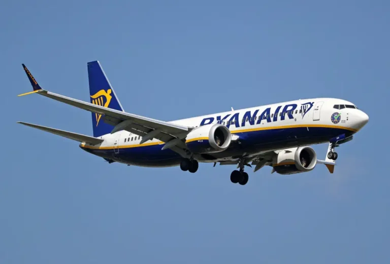 A Ryanair Boeing plane caught fire on a runway in Italy while taxiing for takeoff