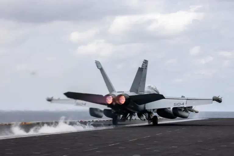 US Navy aviators killed in stateside Growler fighter jet crash flew combat strike missions off a carrier in the Red Sea fight