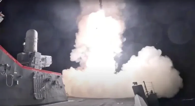 New videos show US Navy warship firing interceptors to fend off Iranian ballistic missiles launched at Israel