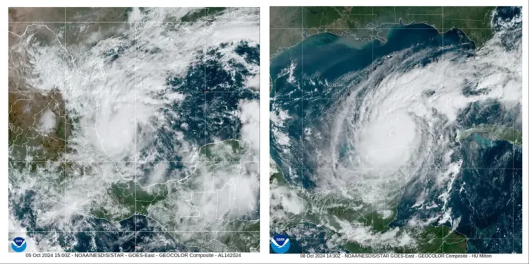 Hurricane Milton morphed into a Category 5 in 2 days. Take a look at the storm’s rapid evolution from space.