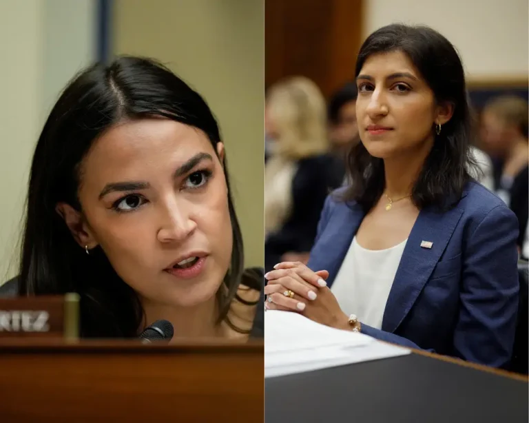 AOC promises an ‘out-and-out brawl’ if Harris removes FTC chair Lina Khan as president