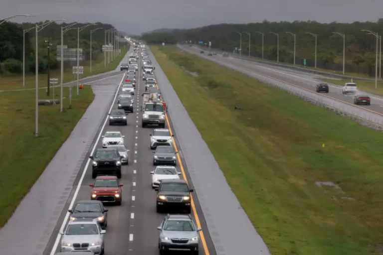 Empty gas stations, full hotels, and gridlocked highways: A Tampa resident shares what she saw on her ‘terrifying’ evacuation from Hurricane Milton.