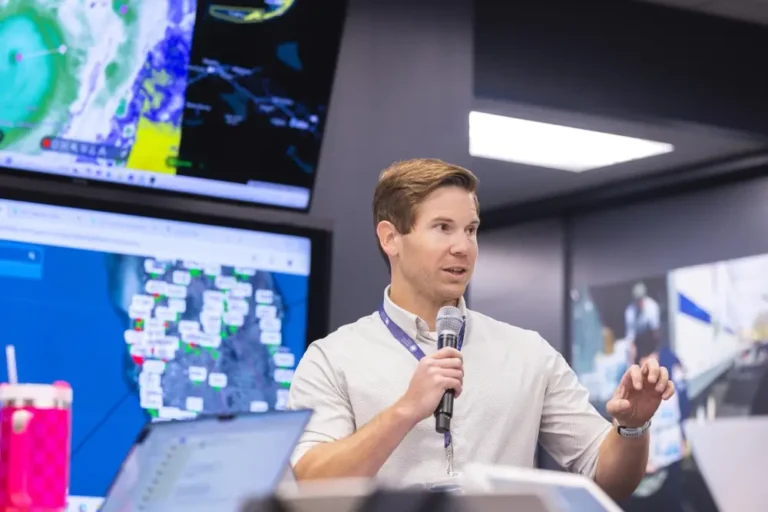 Walmart’s meteorologist starts his days at 3:45 a.m. when a hurricane is on the way