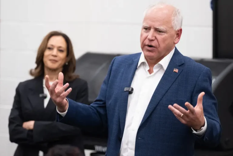 Millennial male voters are a prime prize for Harris and Trump. Her campaign’s got a plan — get Tim Walz on Twitch.