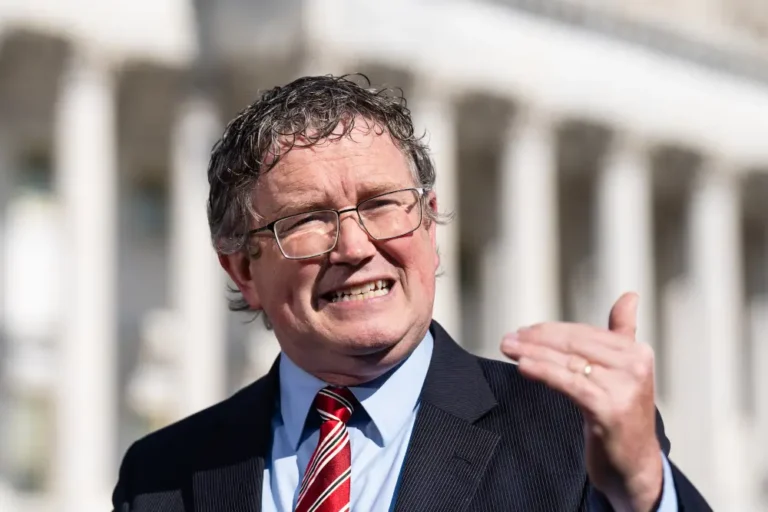 House Republican Thomas Massie posts joke about write-in ballot listing ‘DeSantis’ for president — and ‘Massie’ for VP