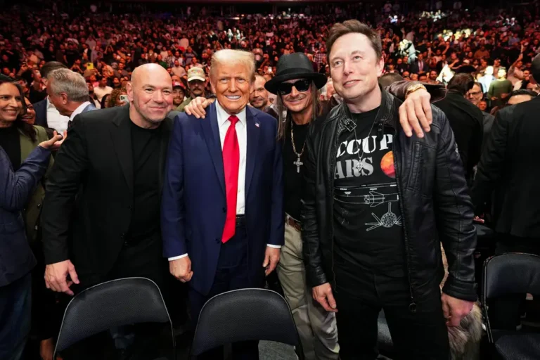 Trump, Musk, and new cabinet picks celebrate election victory with surprise appearance at UFC