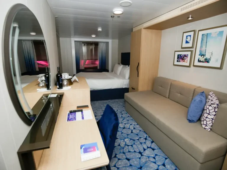 I bid $100 to upgrade my cabin on Royal Caribbean’s newest cruise ship. It was worth it to have a window.