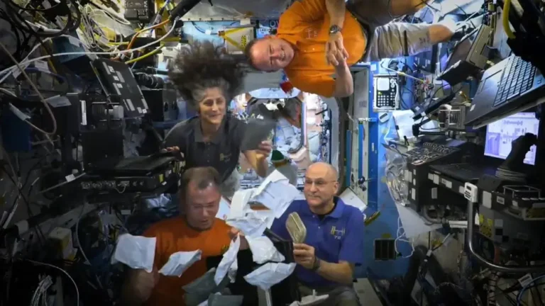 What Thanksgiving dinner looks like for NASA astronauts in space