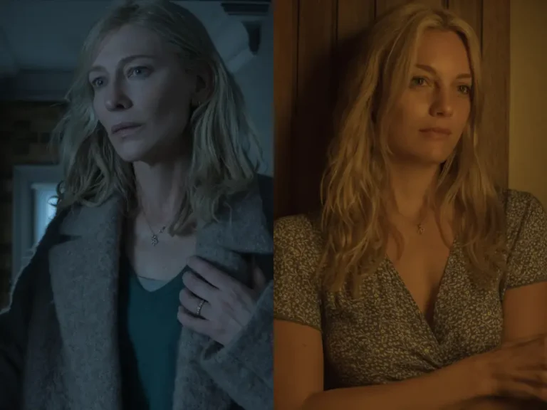 ‘Disclaimer’ has a shocking twist ending that centers on an intense sex scene. Star Leila George breaks down filming 2 very different versions of it.