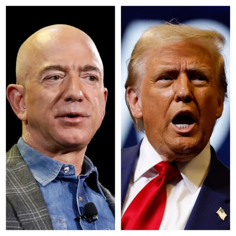 The history of Jeff Bezos and Donald Trump’s relationship