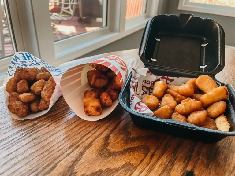 I tried cheese curds from Culver’s, Zaxby’s, and Freddy’s, and I found the best in the Midwest