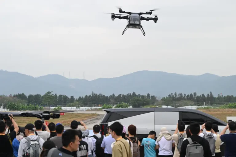 Xpeng’s new ‘land aircraft carrier’ is a $276,000 van with a 2-man quadcopter, and it thinks it can sell 10,000 of them a year