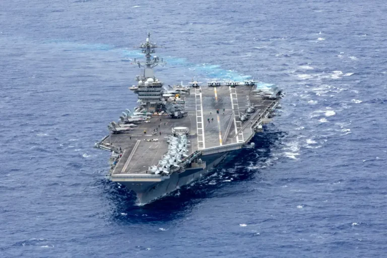 The US Navy is leaving the volatile Middle East without an aircraft carrier again, even as fighting continues