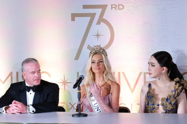 The Miss Universe CEO said crowning a winner with ‘blond hair and blue eyes’ is the ‘ultimate evolution’ for the pageant