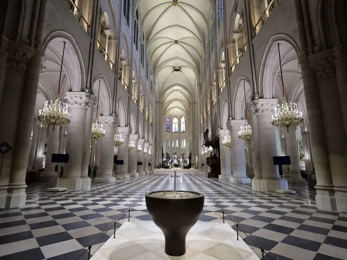 Photos show inside the rebuilt Notre Dame Cathedral ahead of its reopening