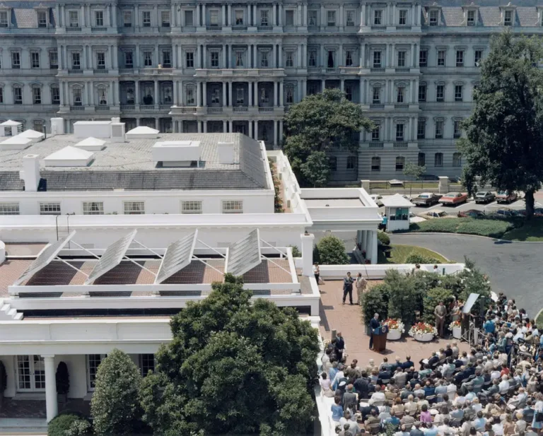 Jimmy Carter was the first president to install White House solar panels, then Ronald Reagan removed them. Here’s what happened.