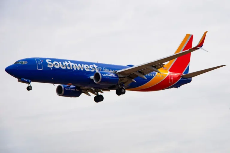 A Southwest Airlines plane narrowly avoided a collision when it landed on a runway that already had a plane on it