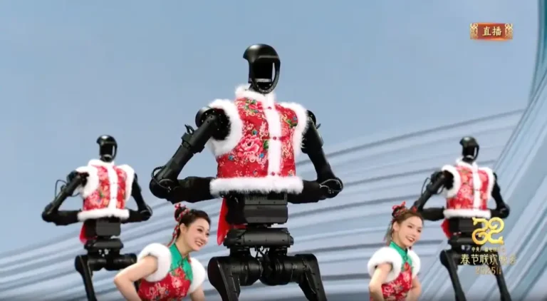 China’s spring festival celebration featured a fleet of dancing robots that flexed the country’s advancements in robotics