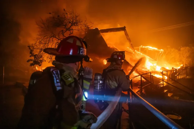 Day 7: Strong winds forecast in LA, making its raging fires even harder to fight