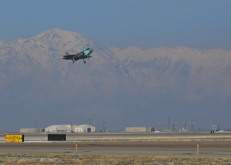 See the US Air Force’s ‘Franken-bird’ F-35 made from wrecked stealth fighters take its first flight