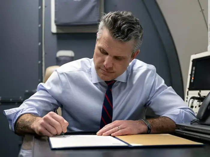 Pete Hegseth signs memo to shrink Defense Department’s workforce in a bid to boost efficiency and ‘incentivize top performers’