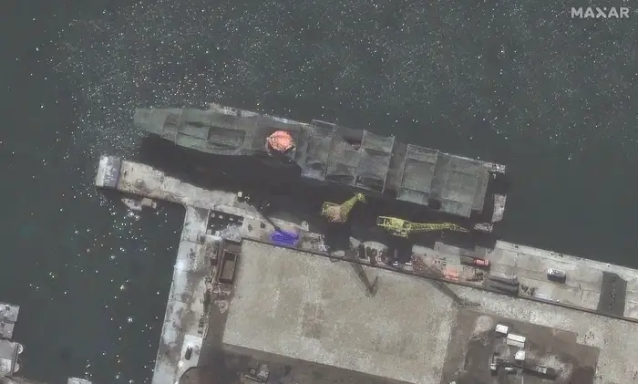 Satellite images appear to show North Korea’s new frigate, the largest warship it’s built