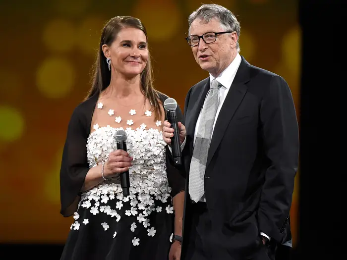 Bill Gates went to the office when Melinda French Gates was in the hospital before giving birth. She enjoyed the solo time.