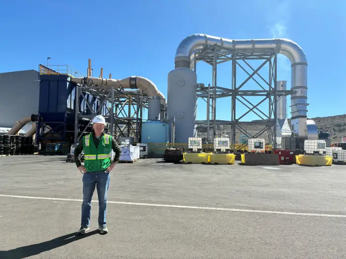 I visited the largest battery recycler in North America. Take a look at its huge desert campus.