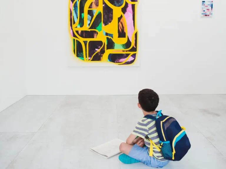 I took my toddler to a museum. I was stressing about his behavior until a stranger told me what I needed to hear.