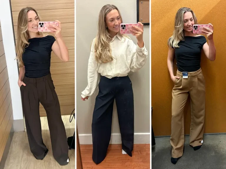 I tried on work pants from Gap, Old Navy, and Banana Republic. I was blown away by one pair’s stylish shape and fit.