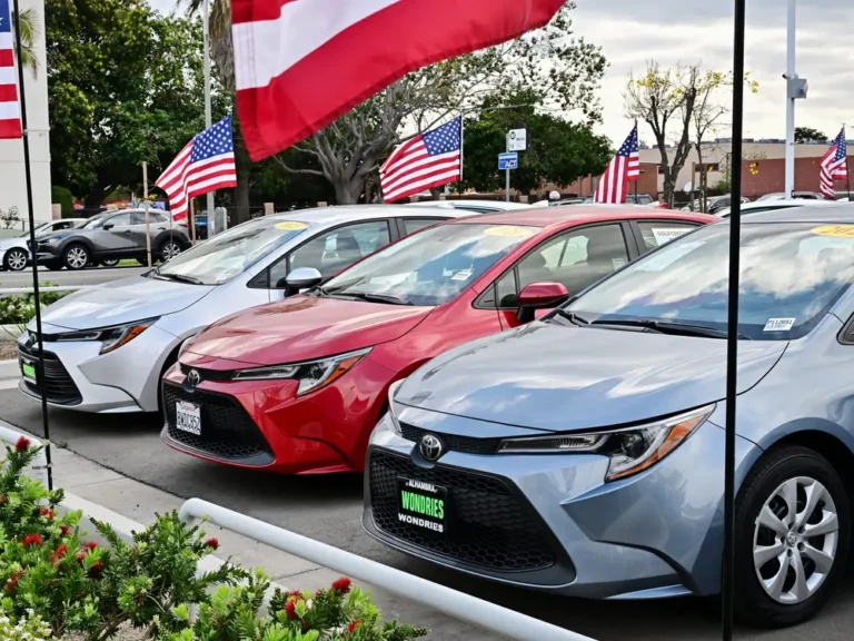 Americans are rushing to buy cars before Trump’s tariffs kick in
